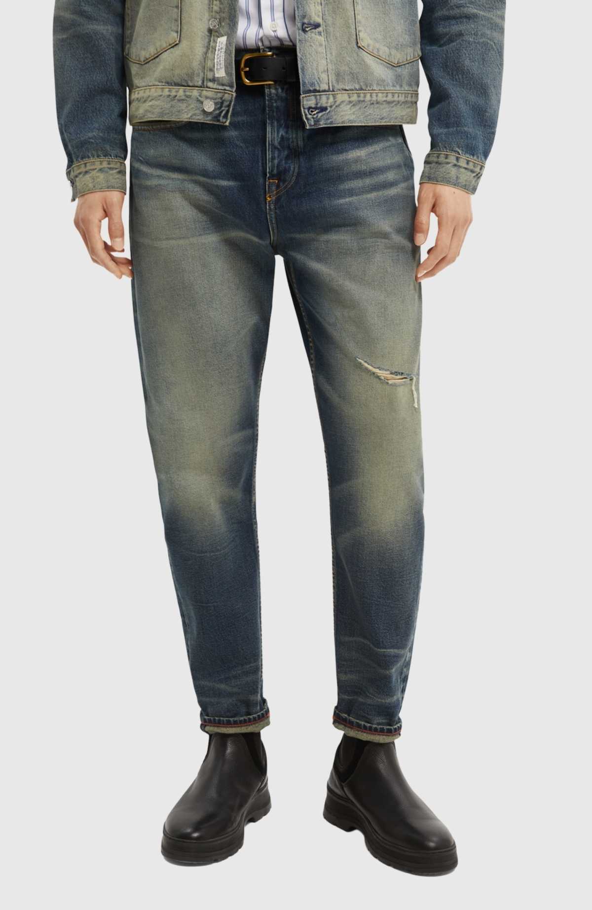 Dean Loose Tapered Jeans In Organic Cotton