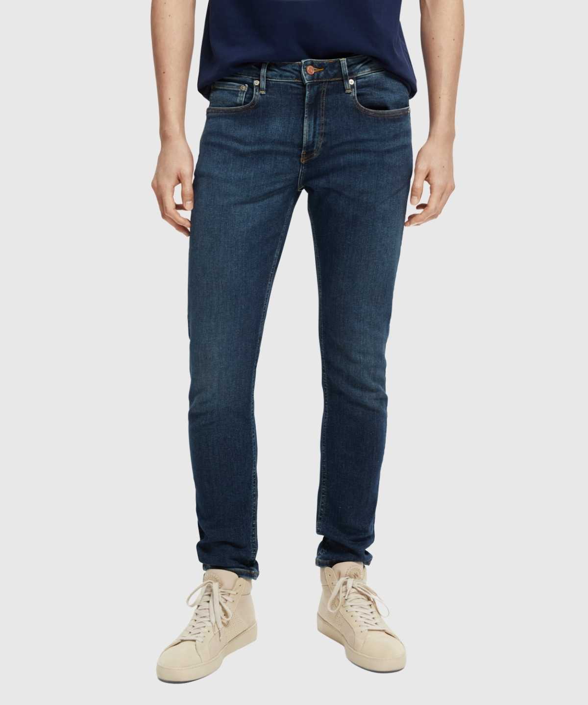 Skim super slim jeans   Burn The Blauw