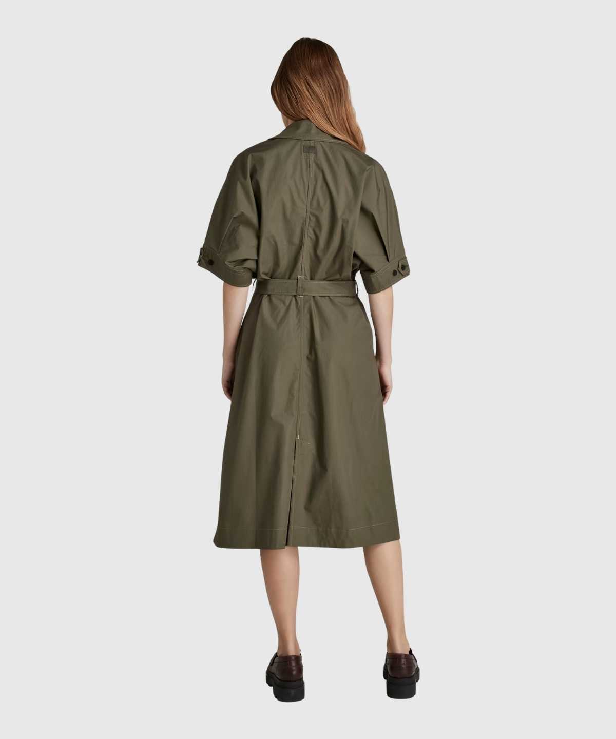 High trench dress ss