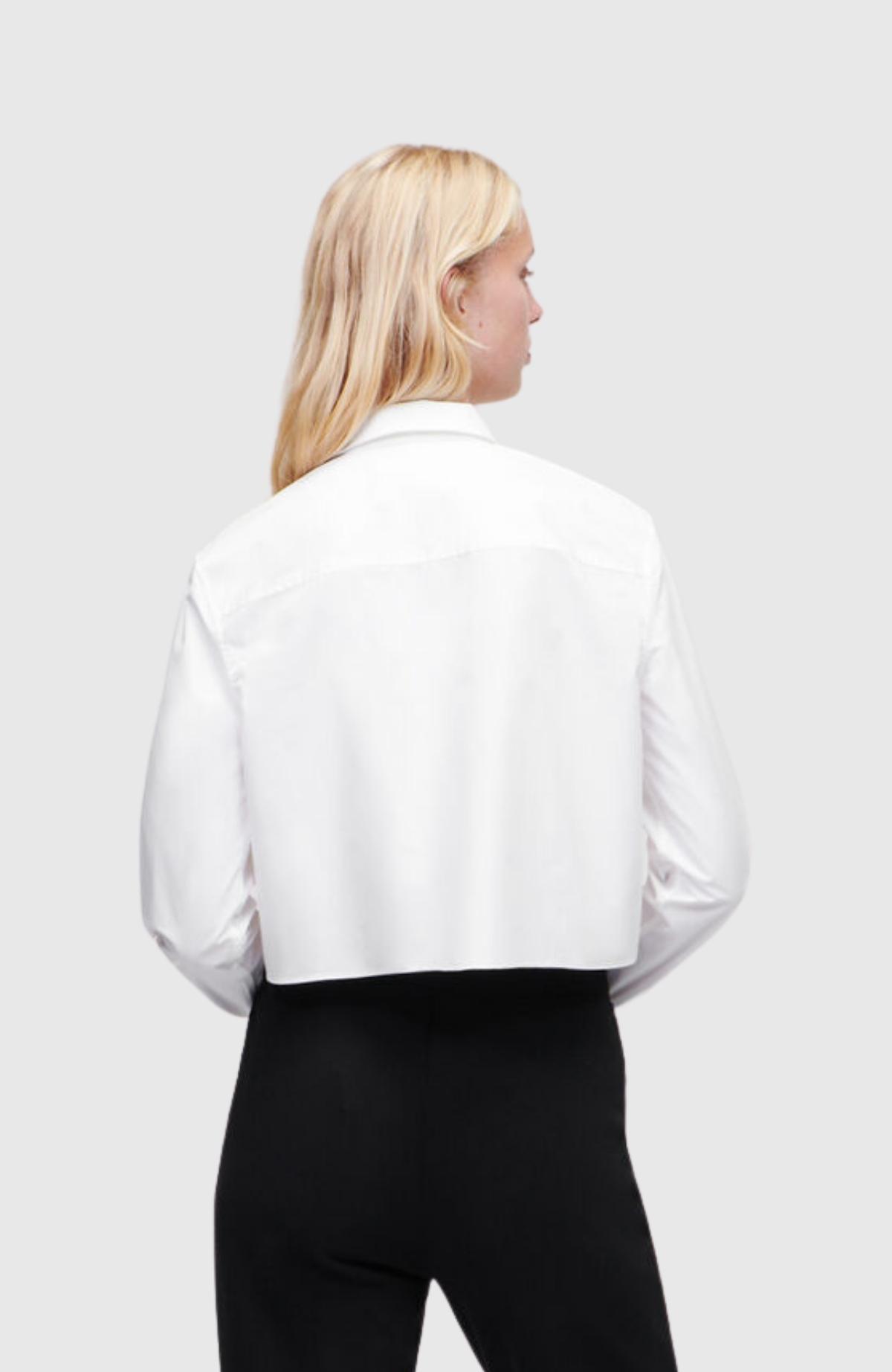 Cropped Karl Signature Shirt