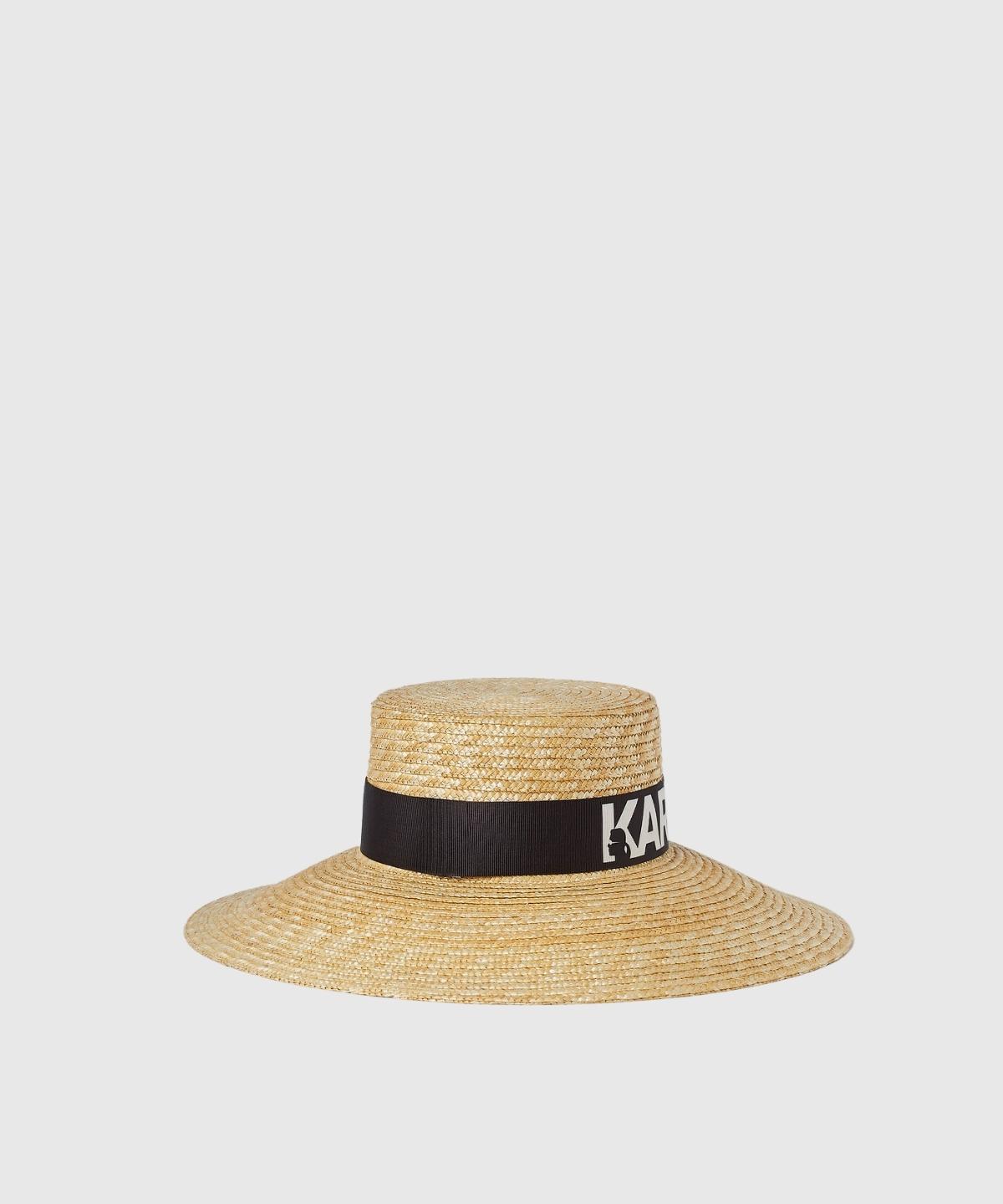Essential Logo Raffia Hat