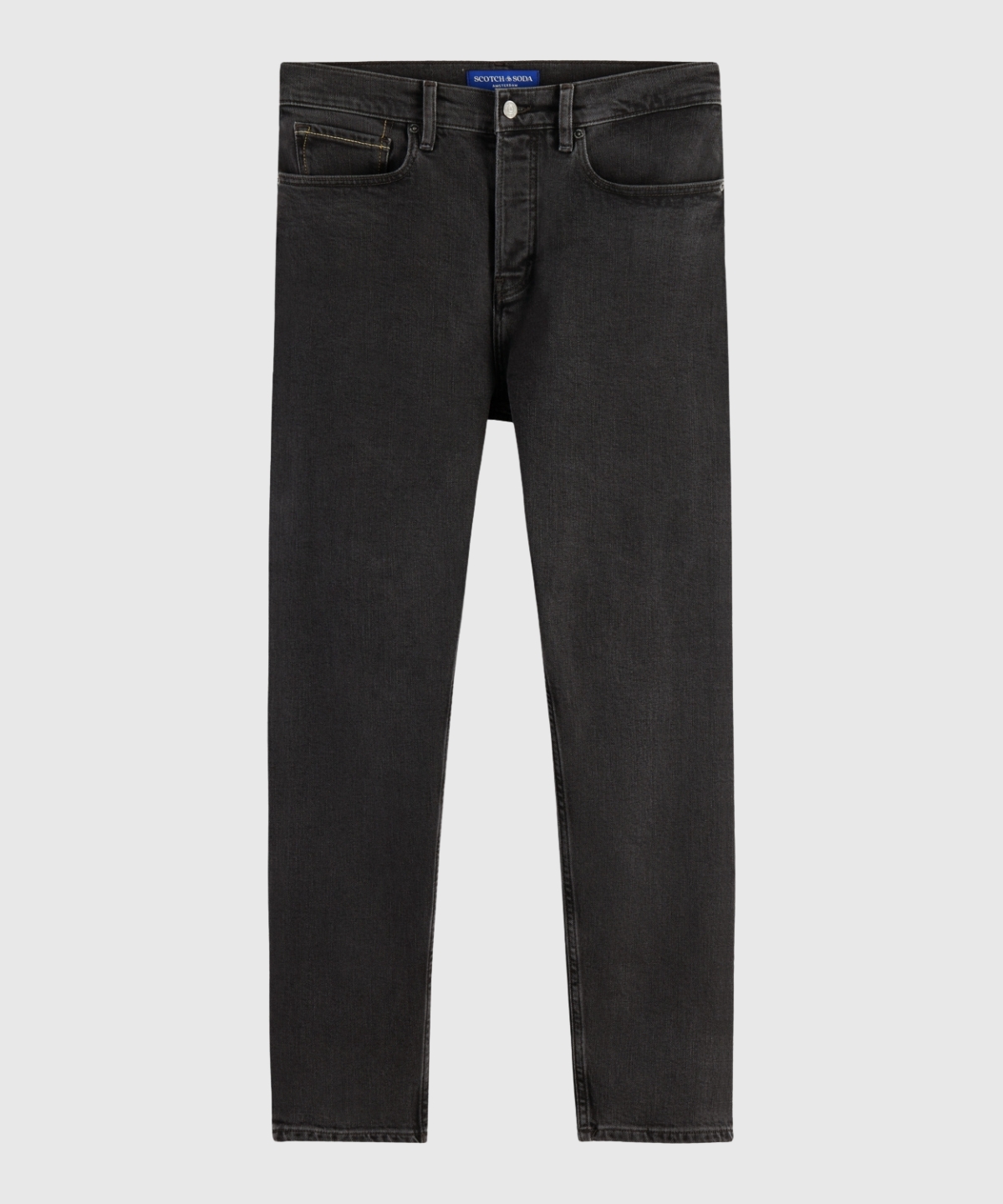 The Drop regular taper jeans in organic cotton — Orion Black
