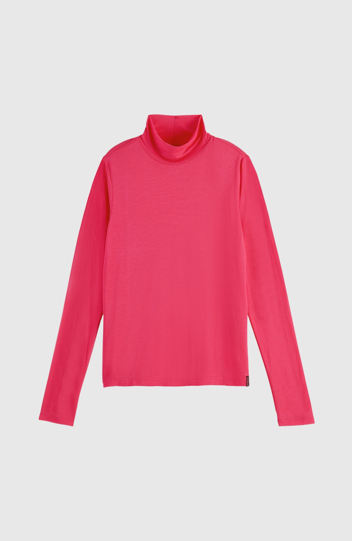Turtle-neck long sleeved top