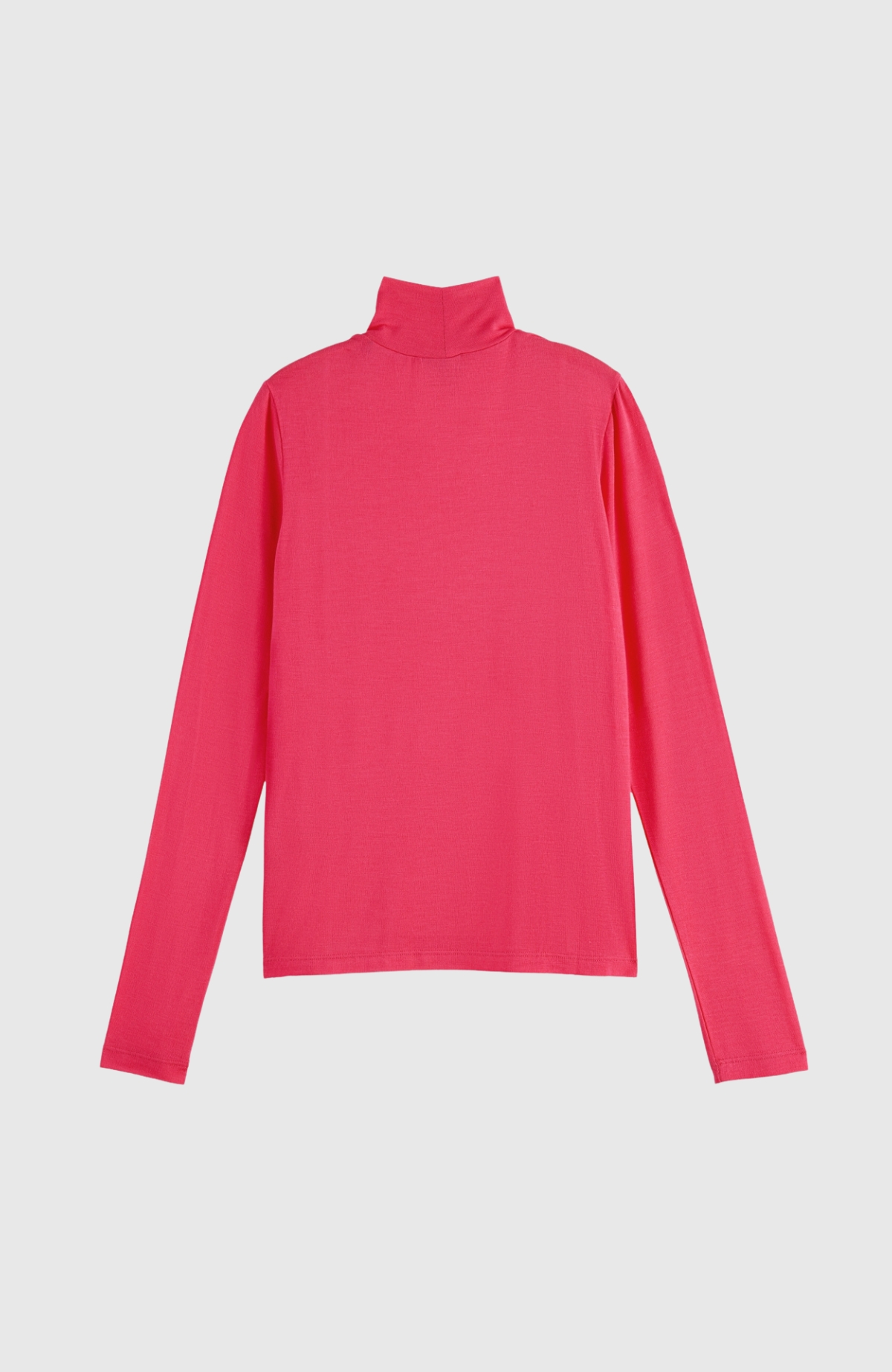 Turtle-neck long sleeved top