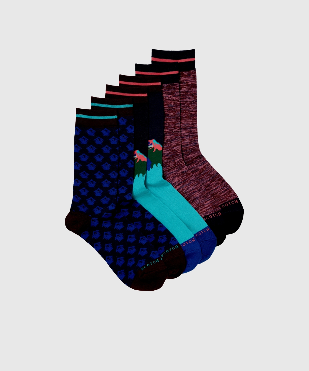 3-pack Cotton-blend socks