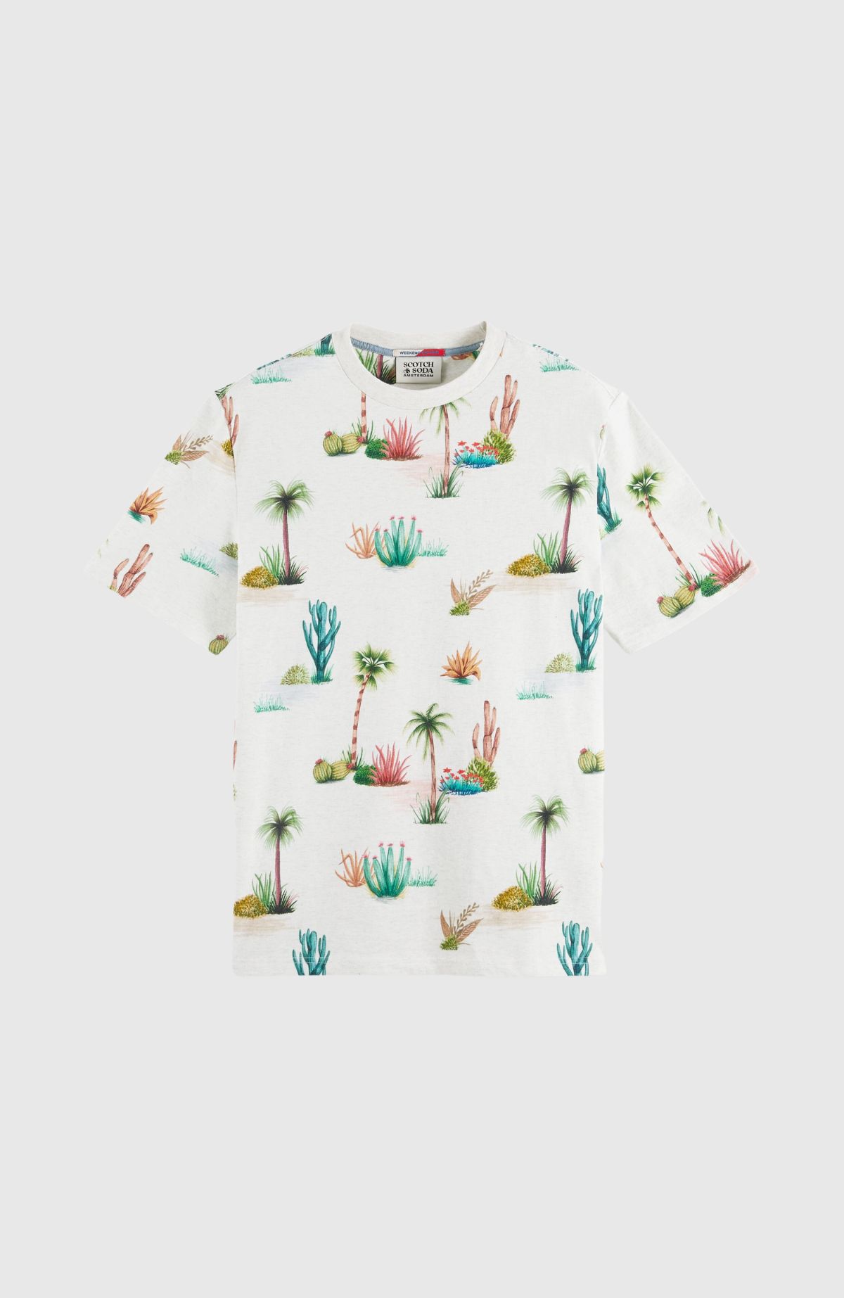 Printed regular fit T-shirt in Organic Cotton