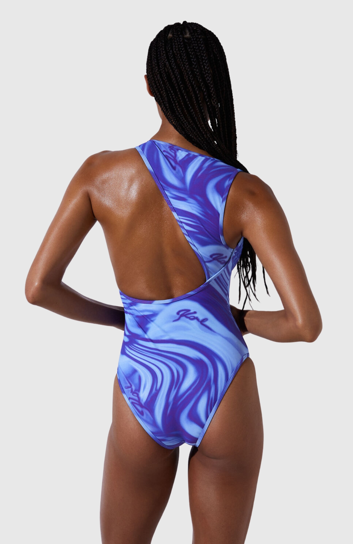 Asymmetrical Aop Swimsuit