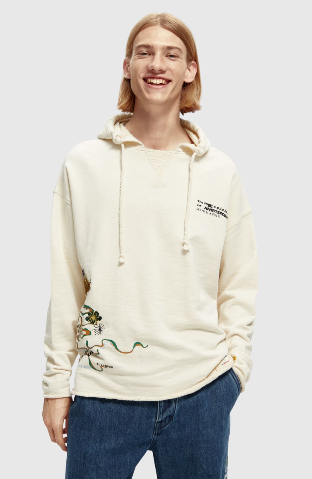 Sakura artwork hoodie