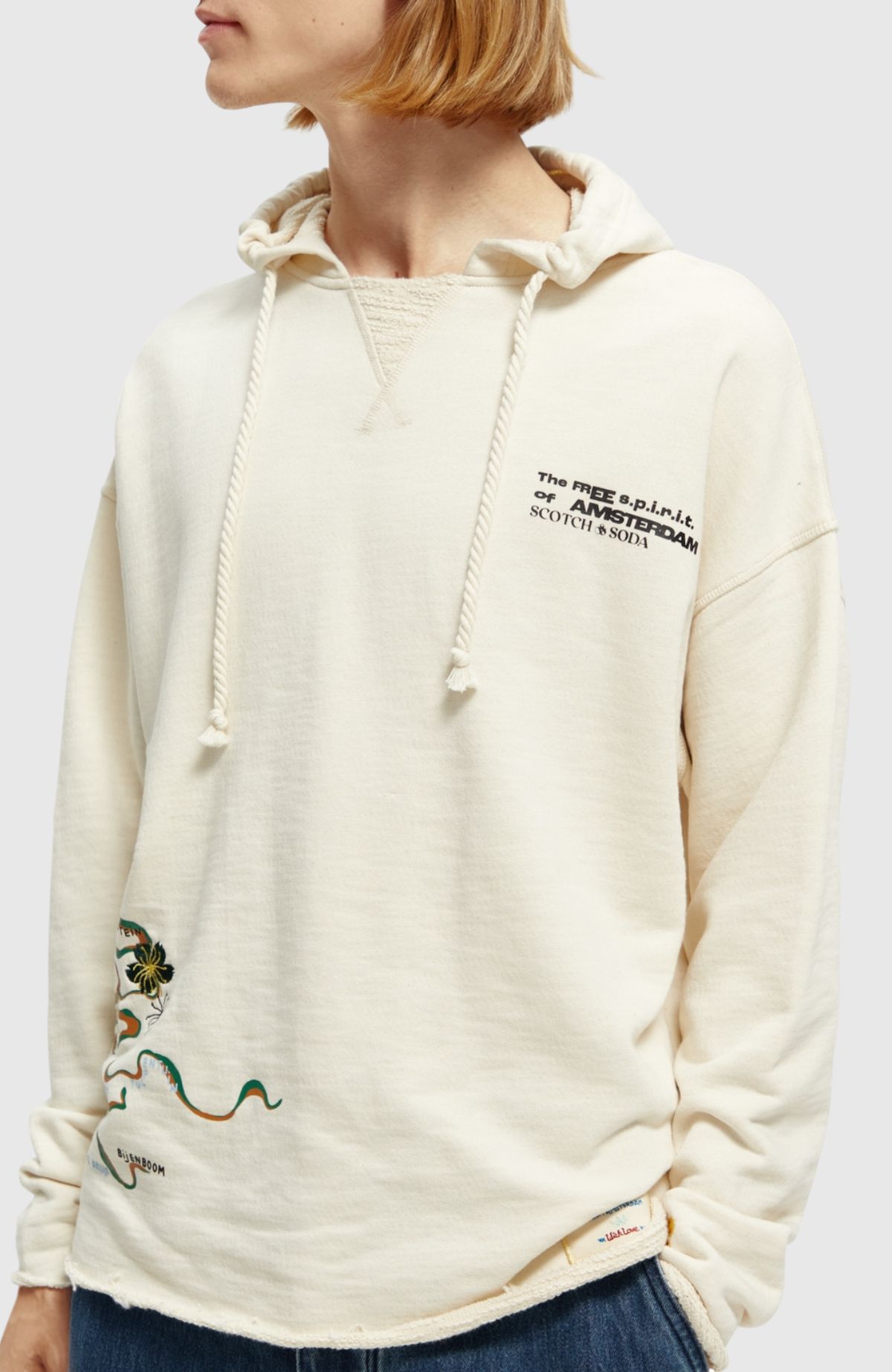 Sakura artwork hoodie