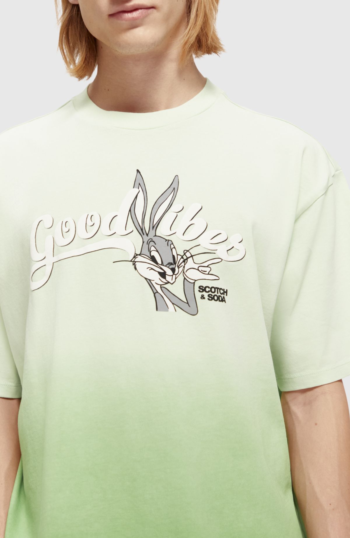 Bugs Bunny – Dip-dye short sleeved printed T-shirt