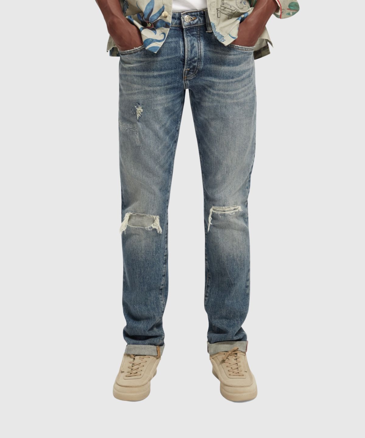 Ralston regular slim jeans – Blue Crash - Maxx Group