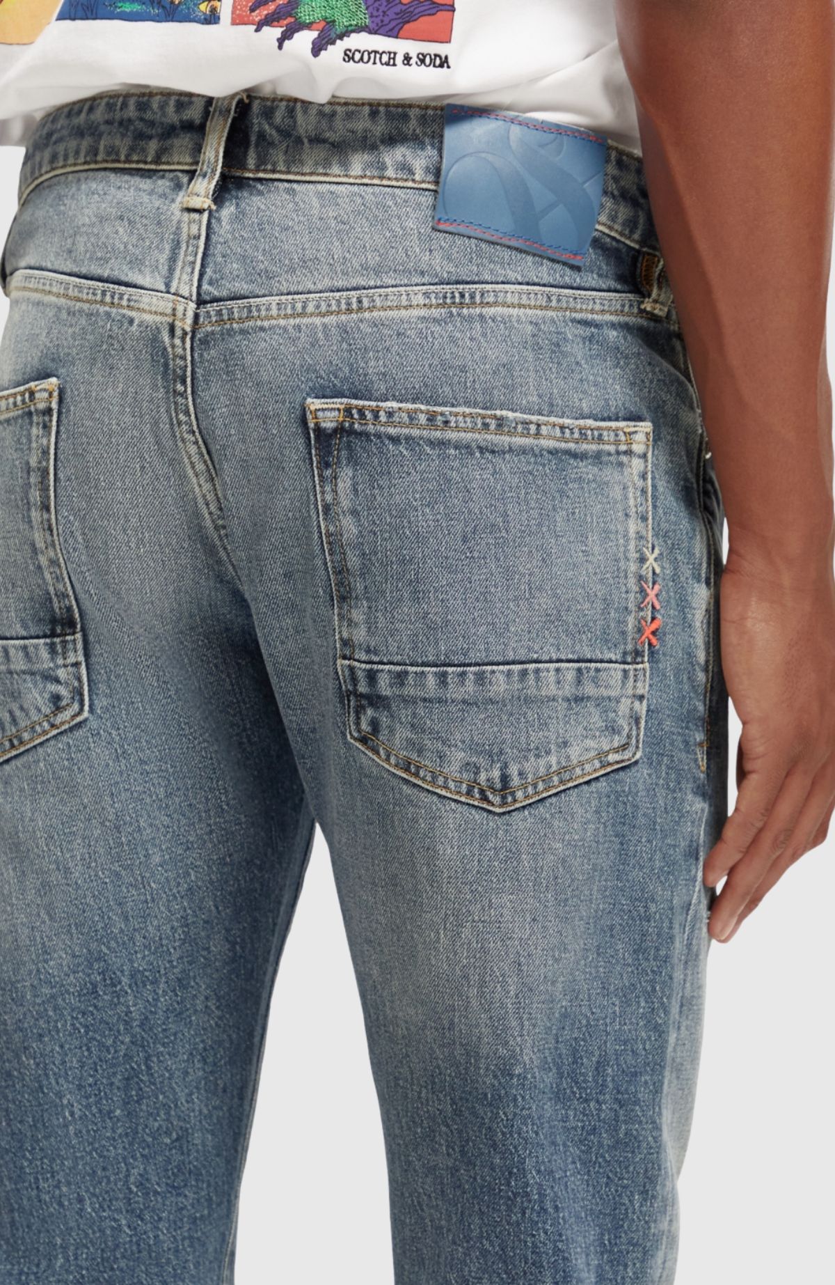 Ralston regular slim jeans  – Blue Crash