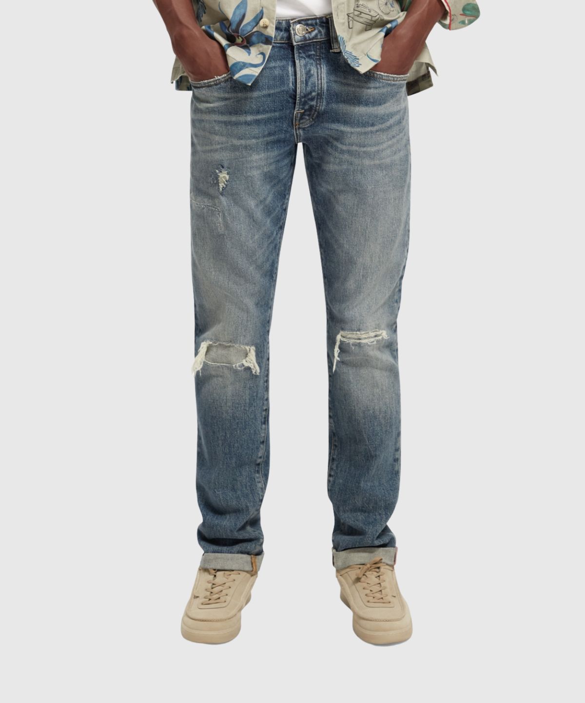 Ralston regular slim jeans  – Blue Crash