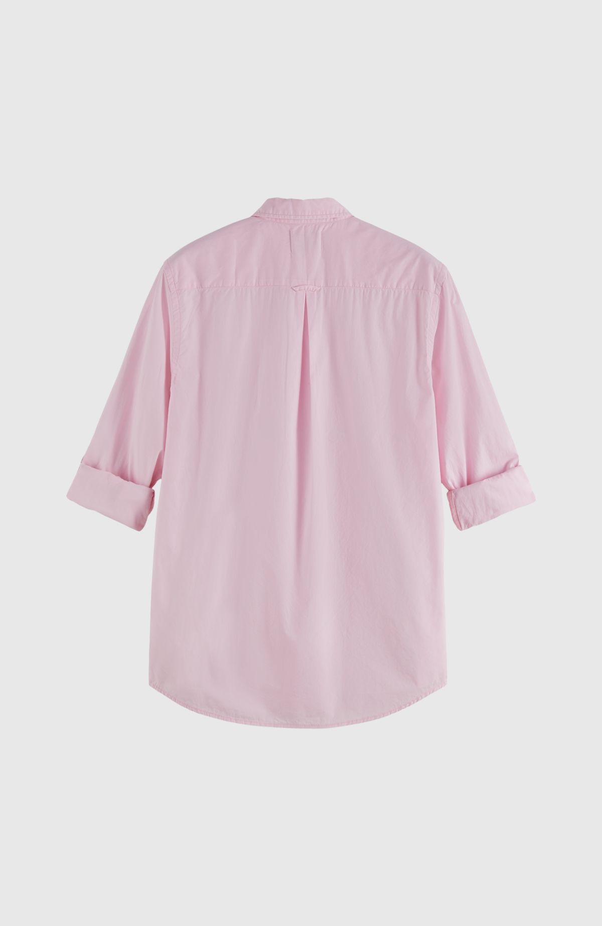 Regular-Fit poplin shirt with sleeve roll-up