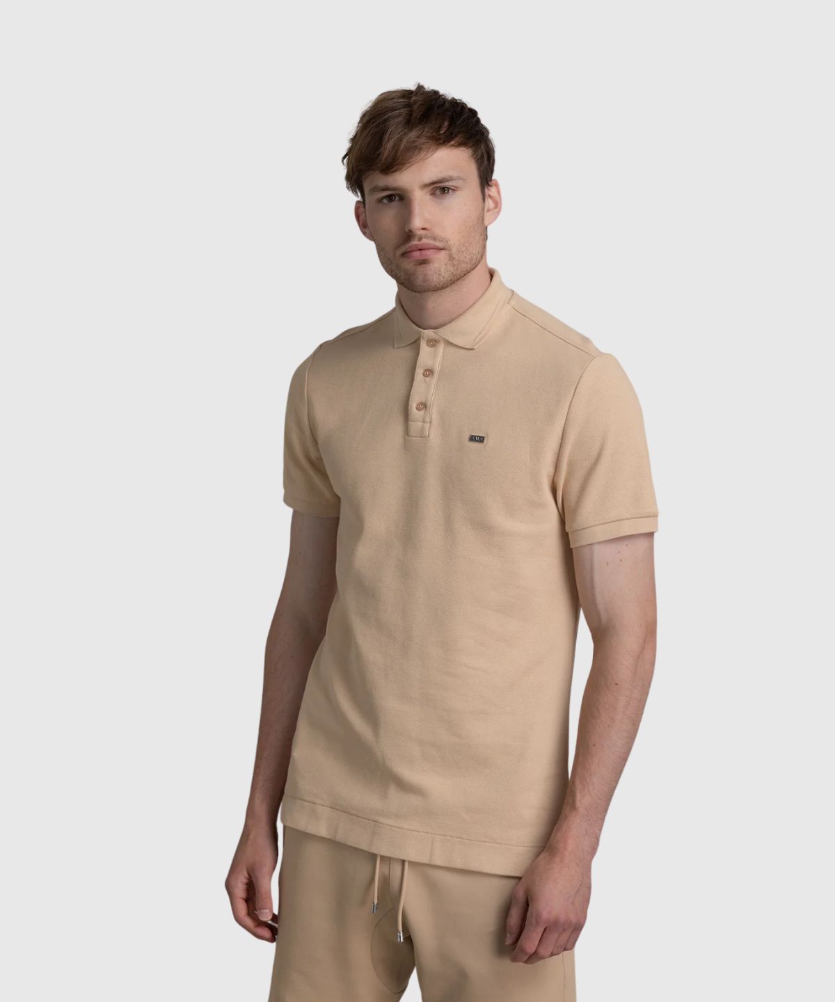 Sebastian Metal Brand Slim Polo