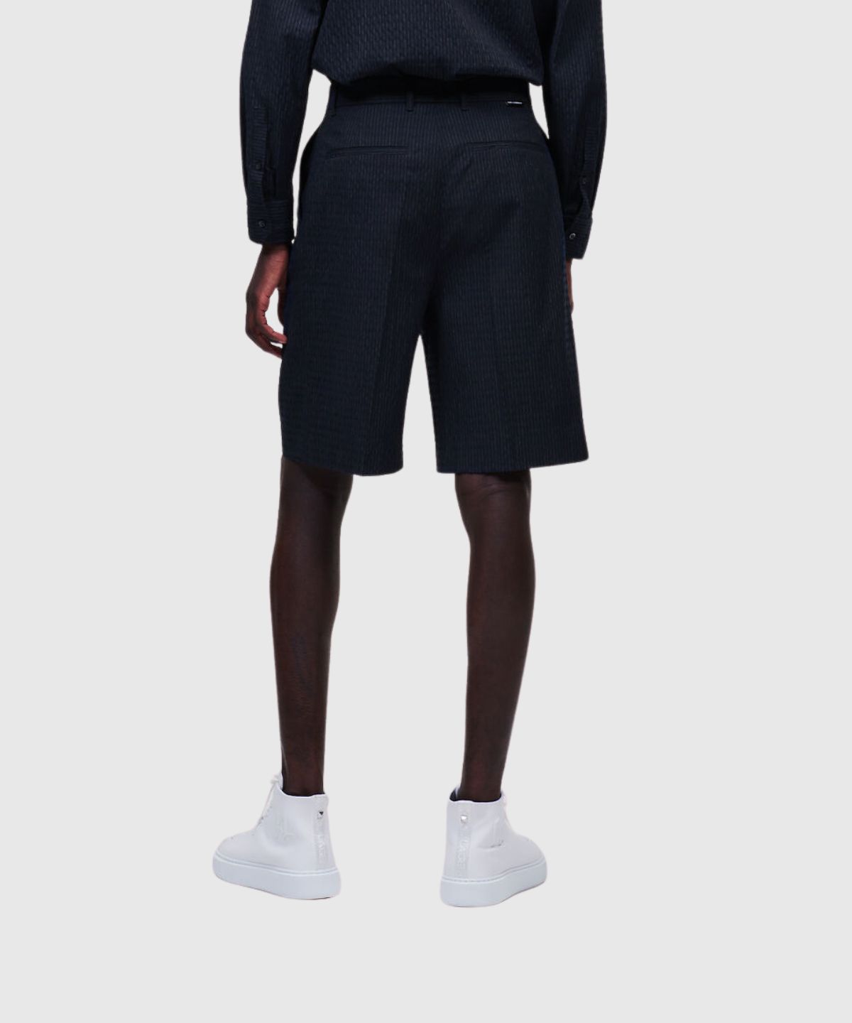 Seersucker Pinstripe Shorts