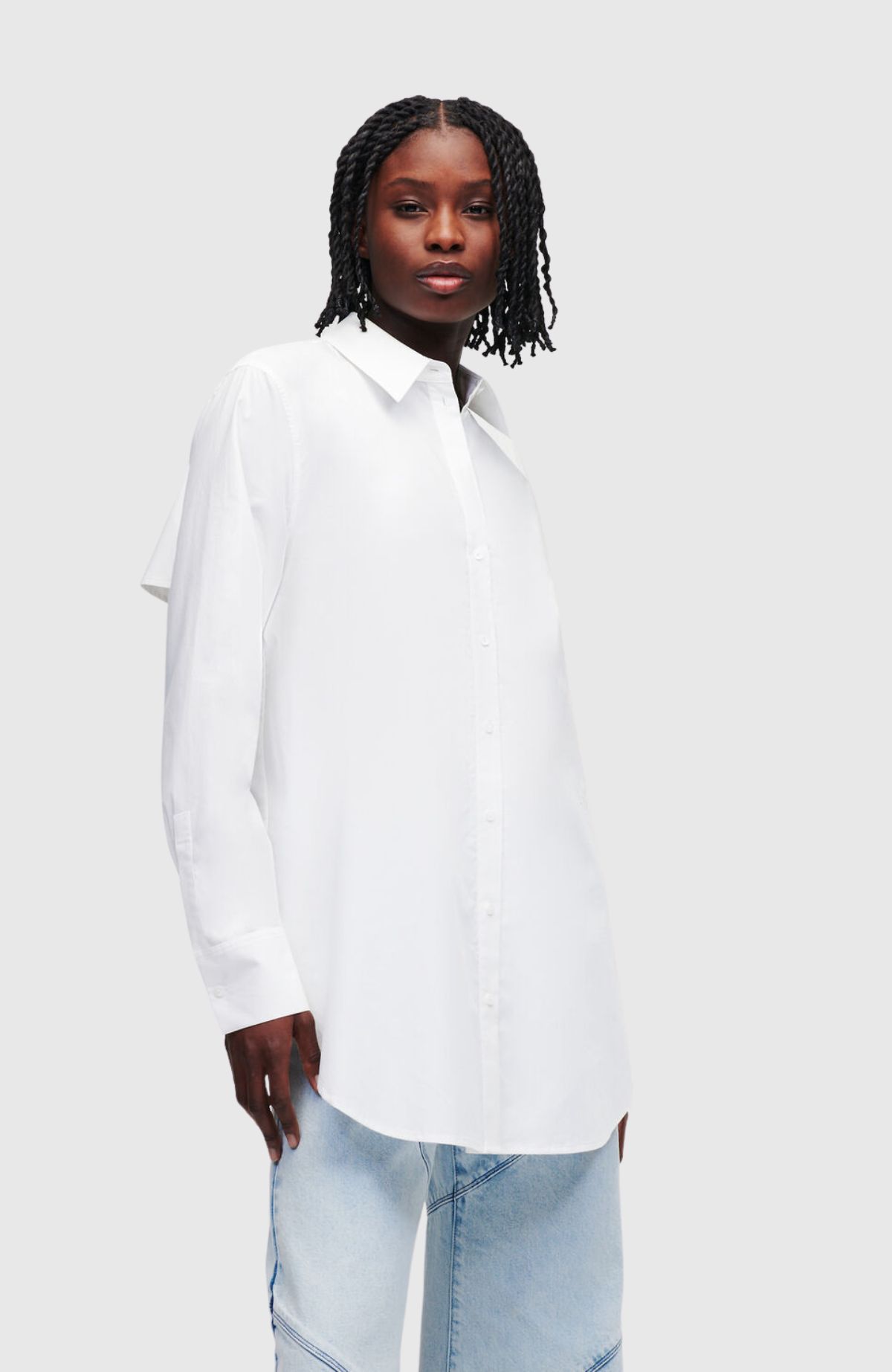 Open Back Tie Shirt - Maxx Group