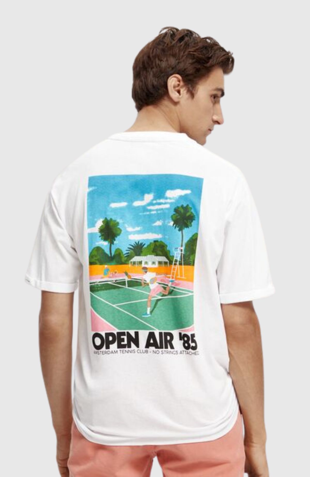 Sporty artwork t-shirt