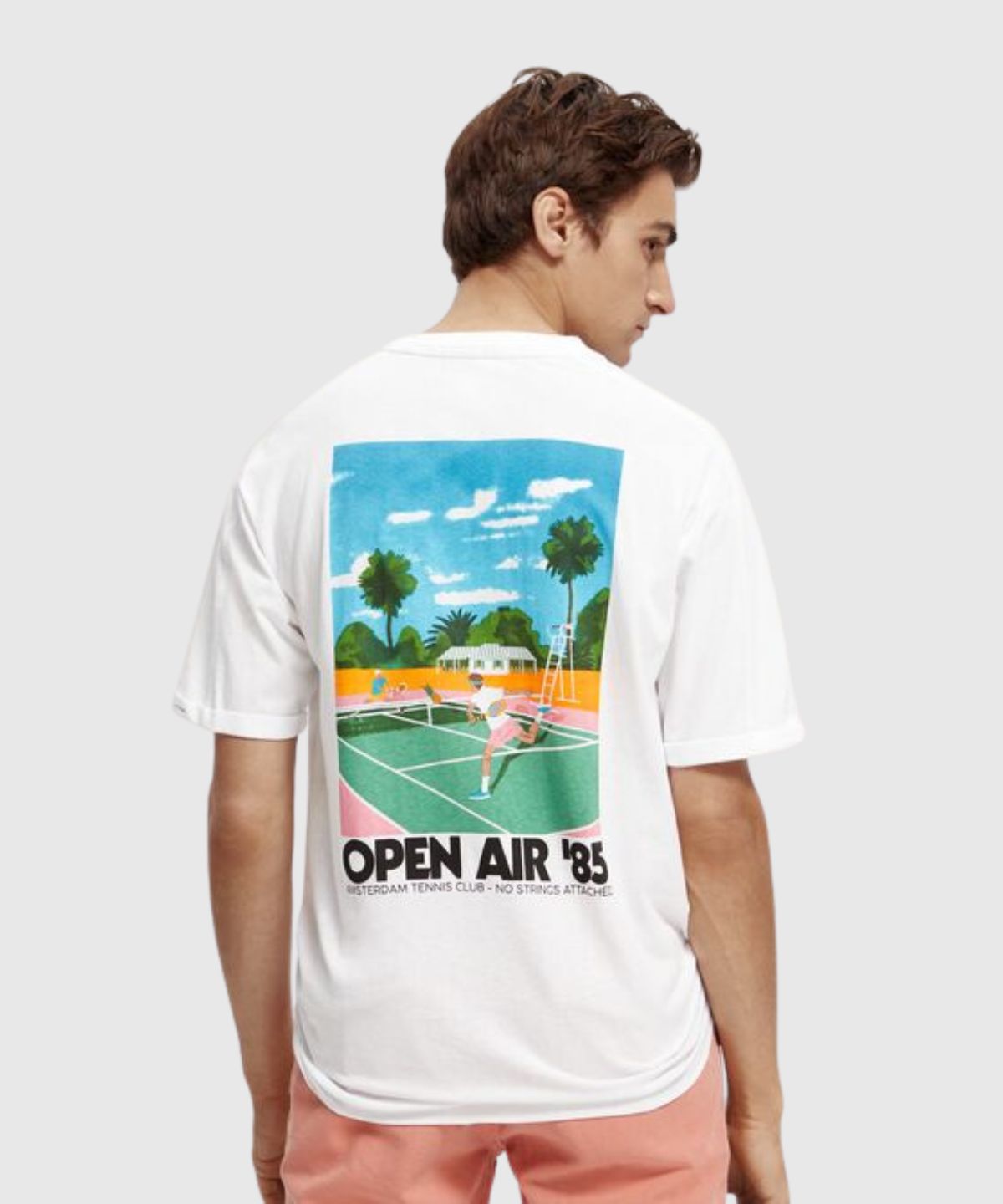 Sporty artwork t-shirt