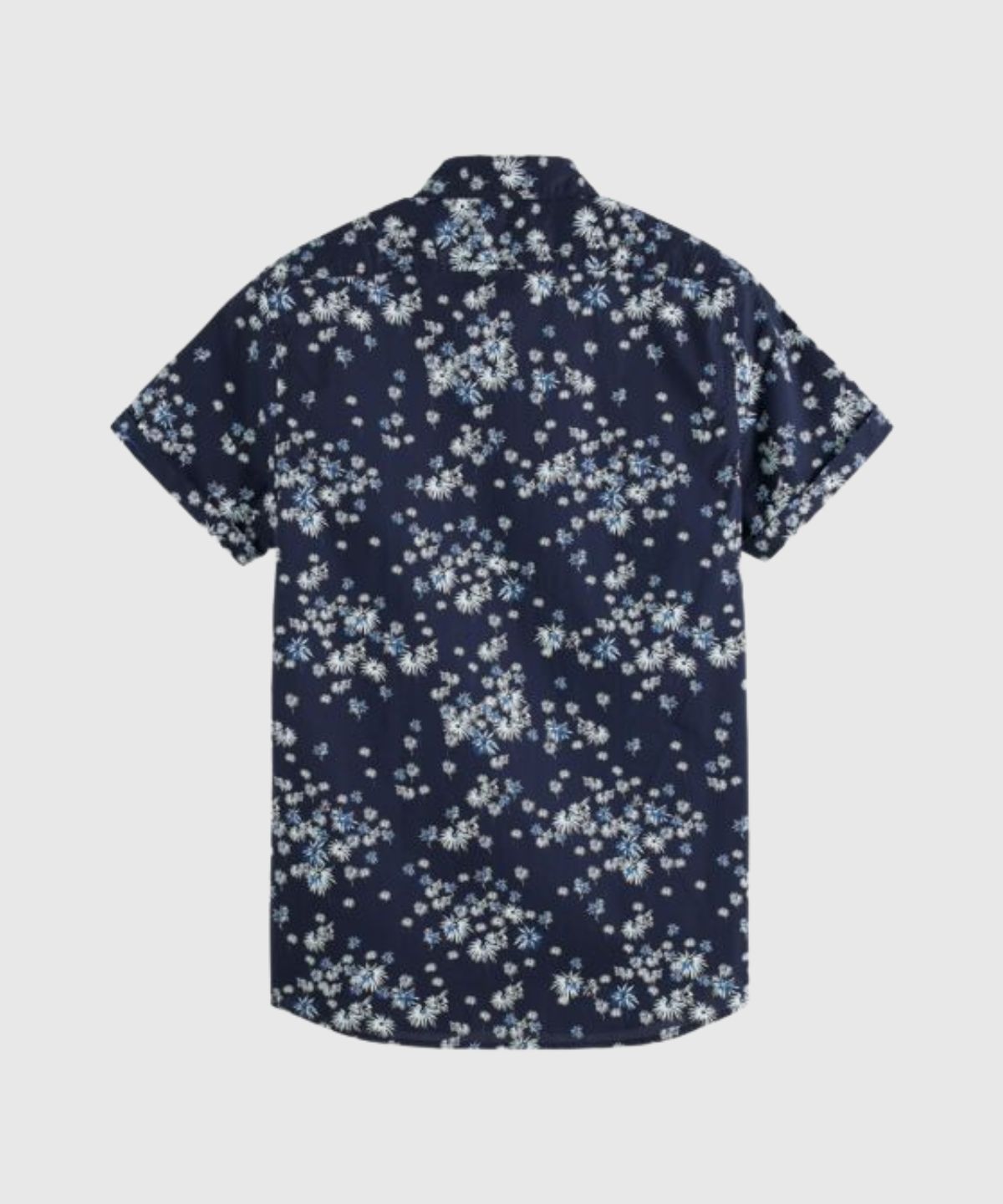 Printed short sleeve  poplin shirt