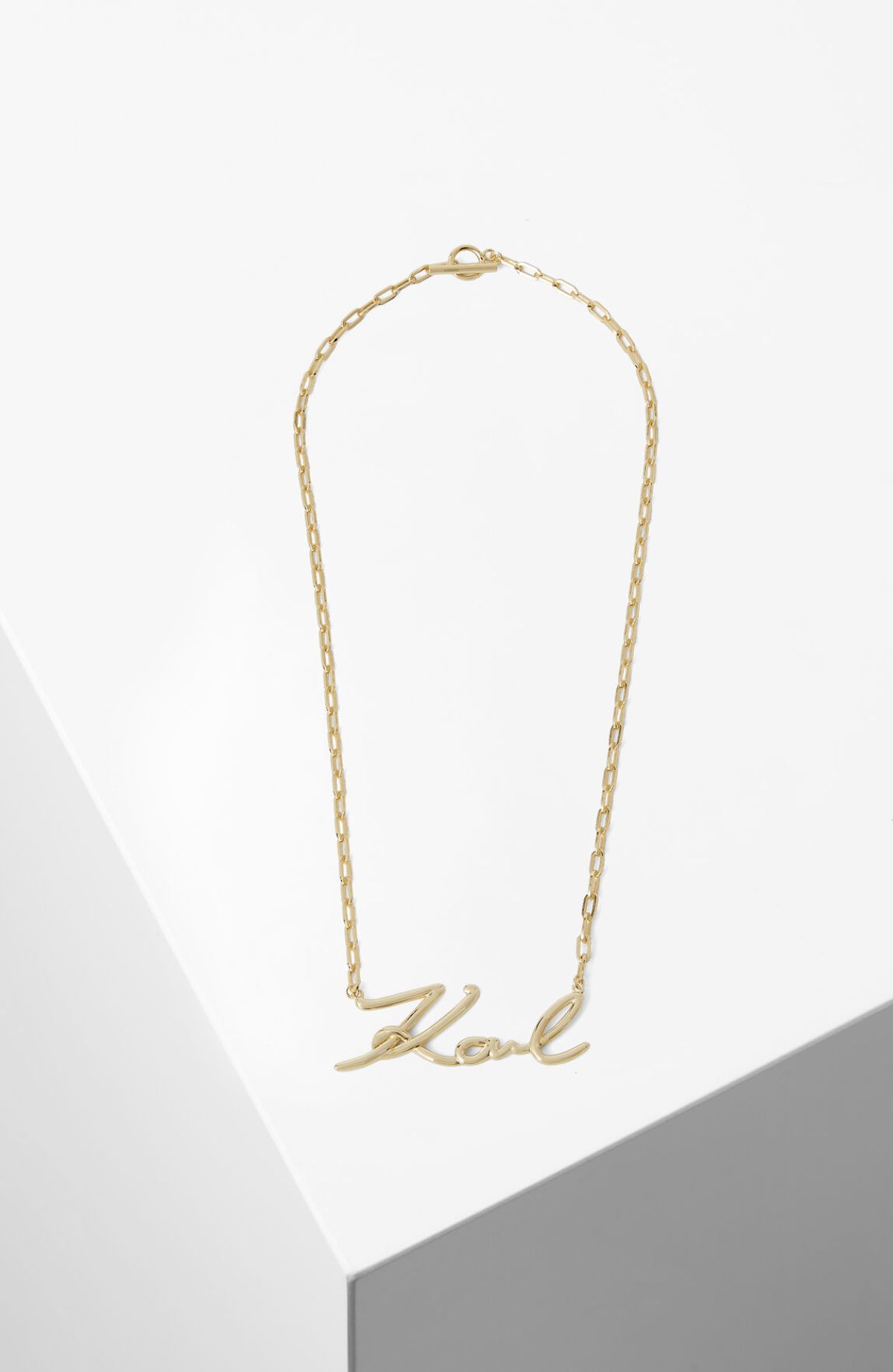 K/Signature Necklace Gold