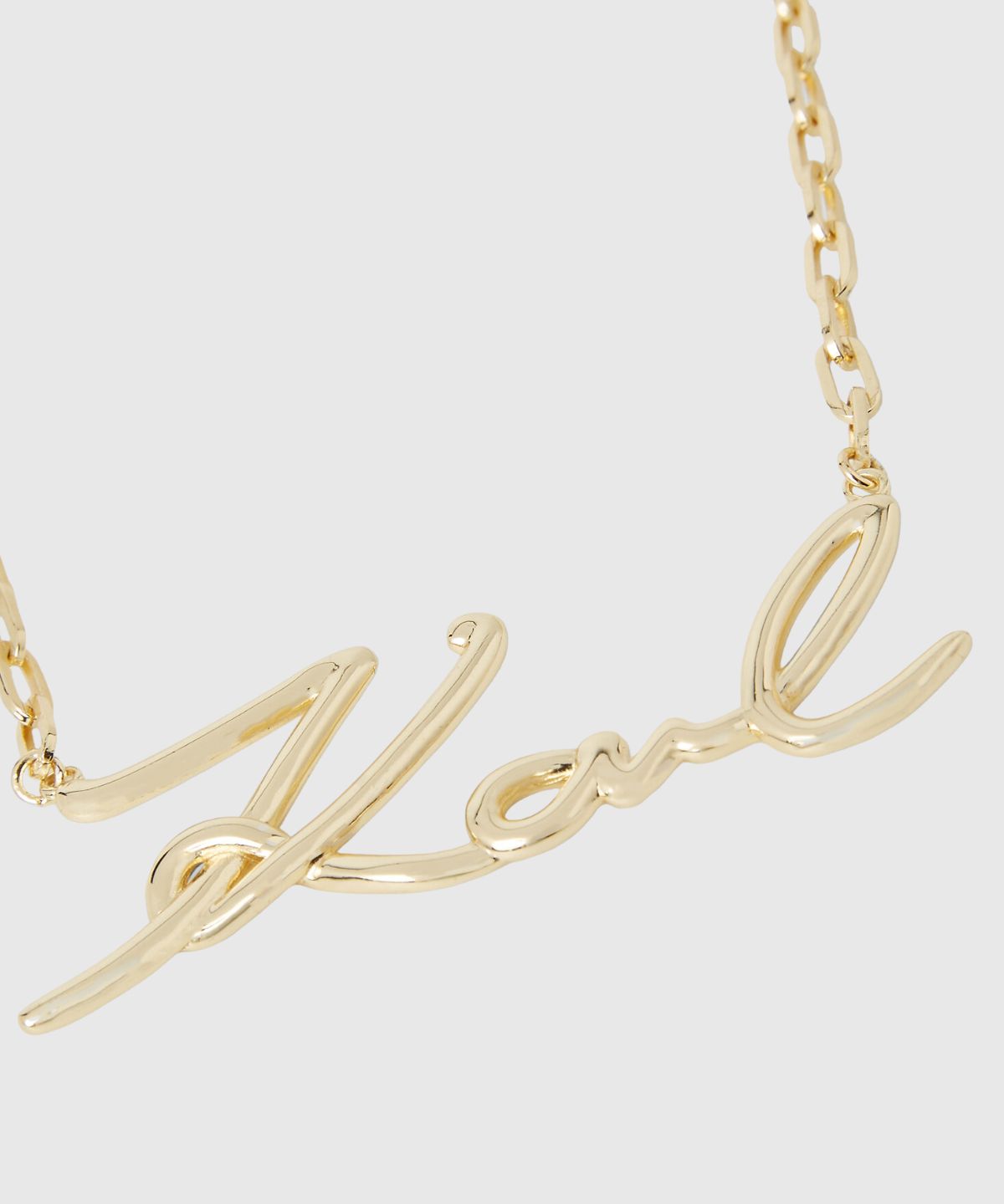 K/Signature Necklace Gold