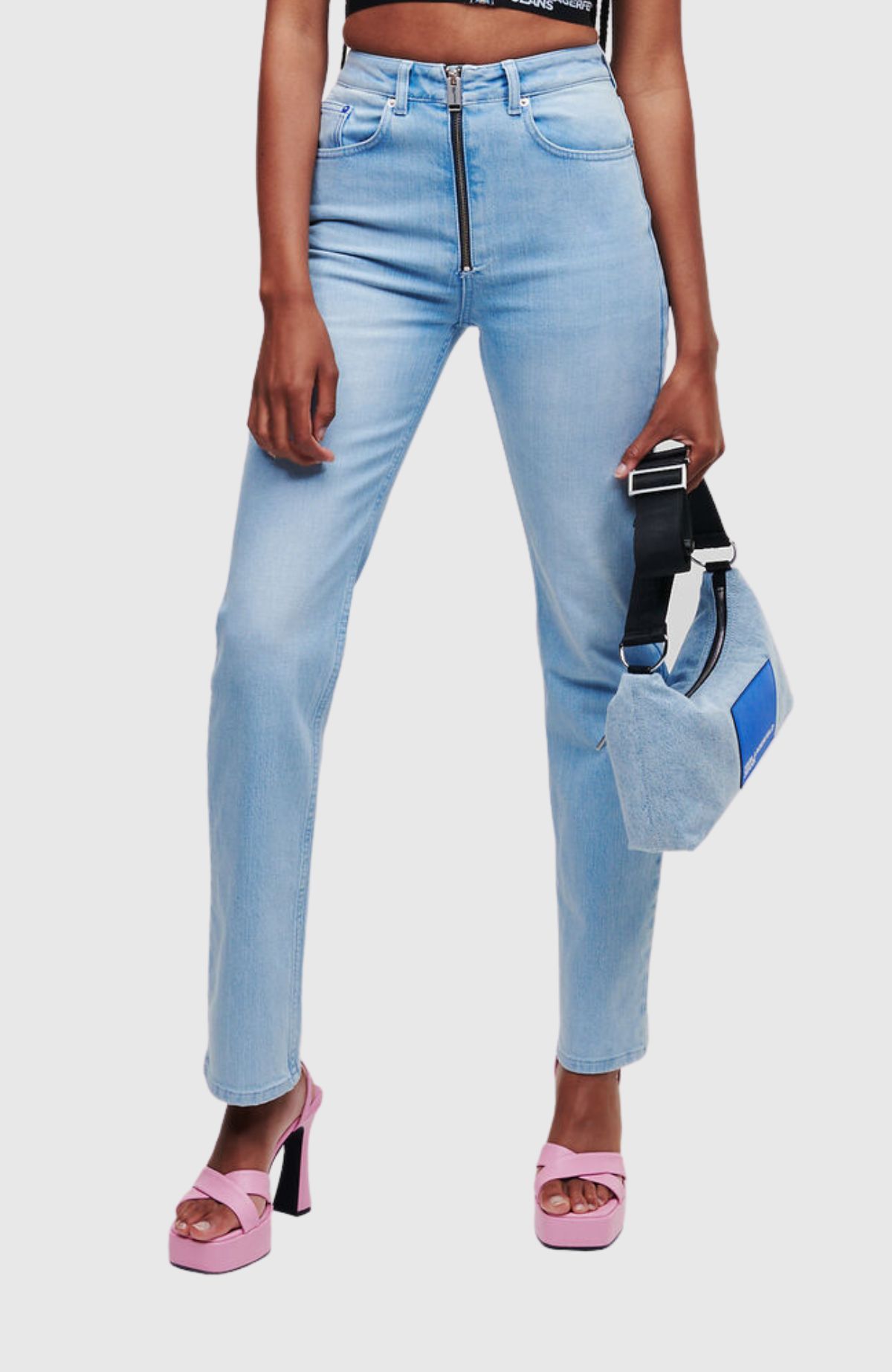 KLJ Hr Straight Zipped Denim