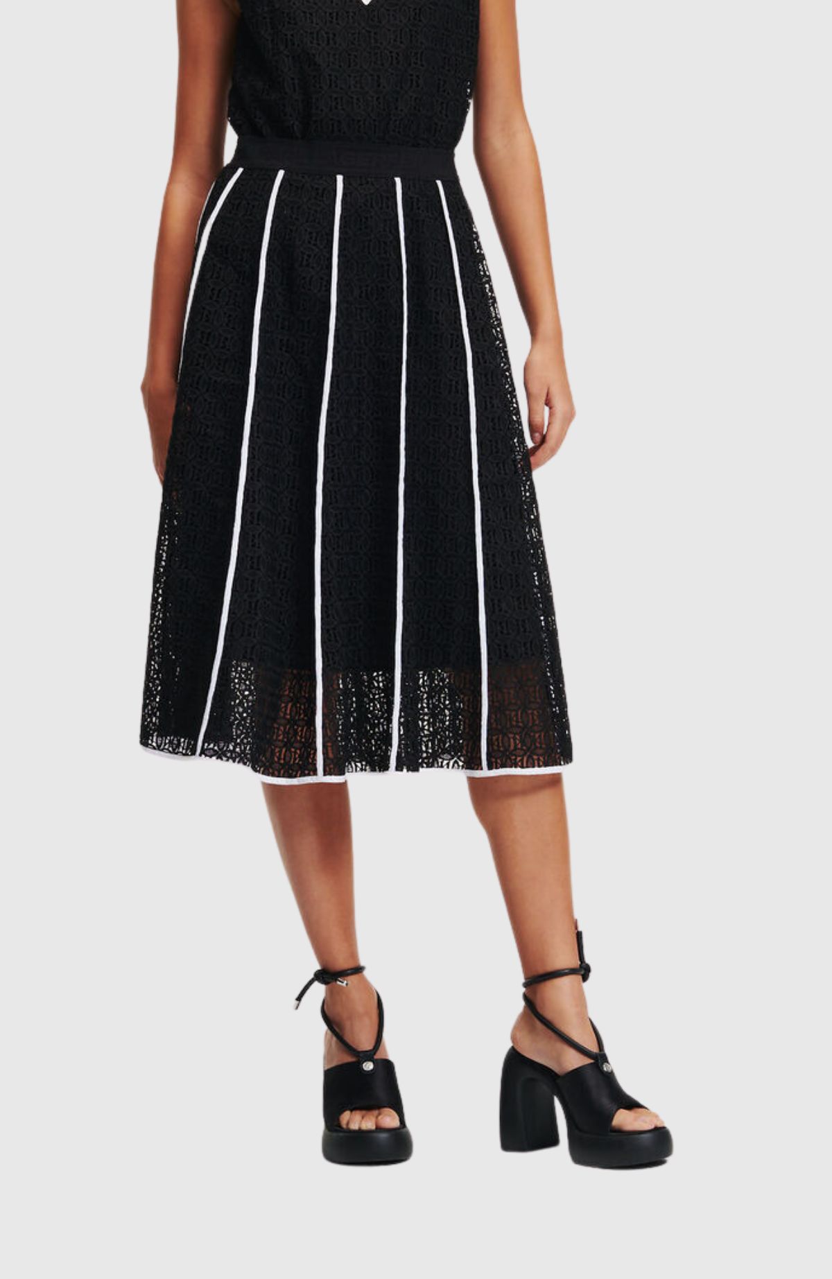 Kl Embroidered Lace Skirt Maxx Group