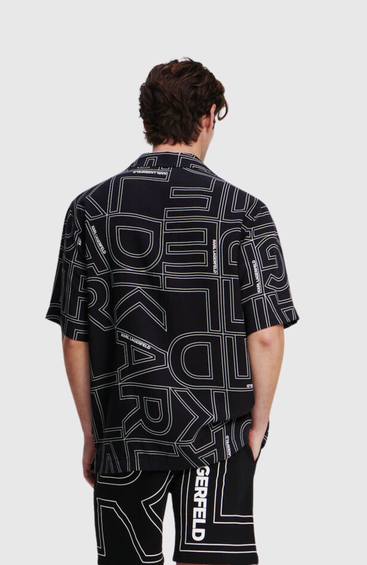 Square Karl Aop Logo Shirt