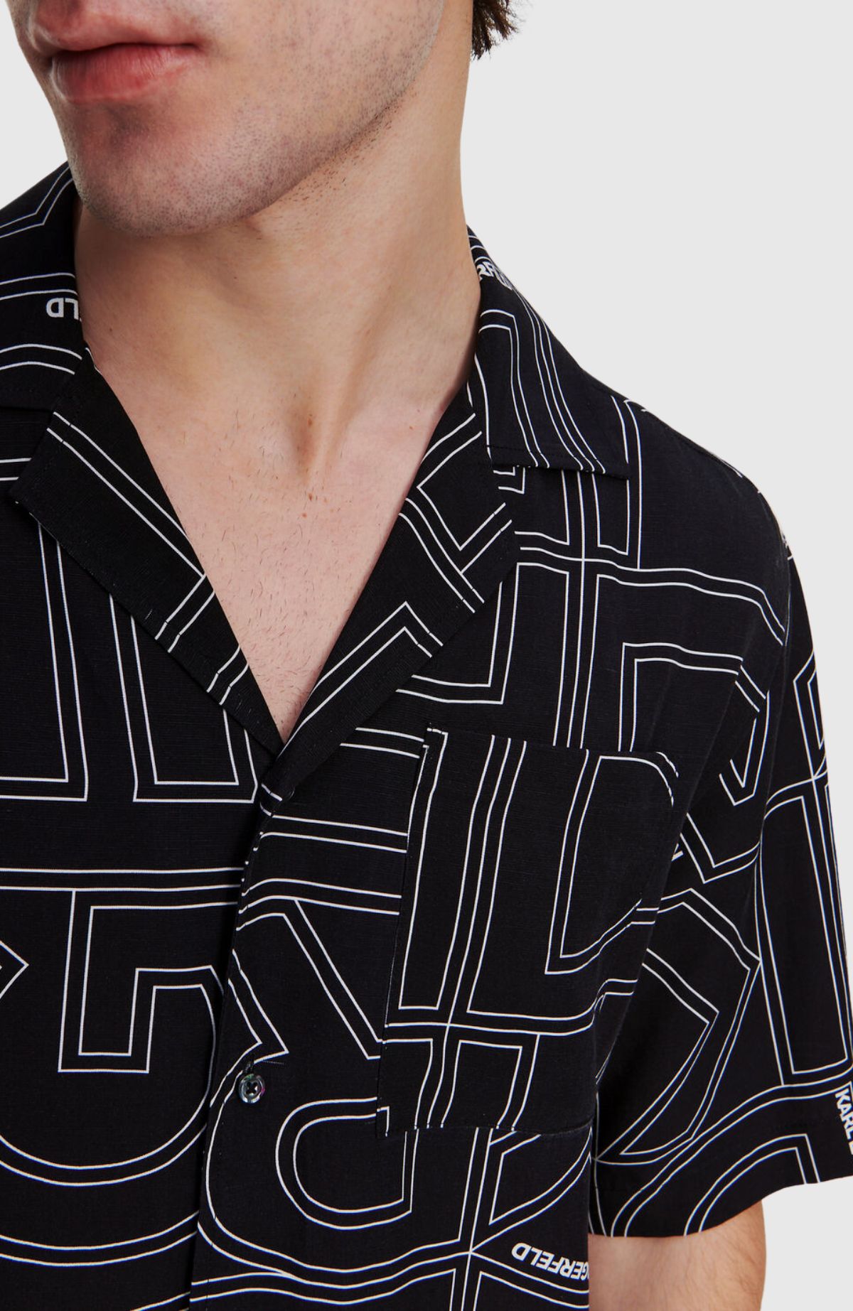 Square Karl Aop Logo Shirt