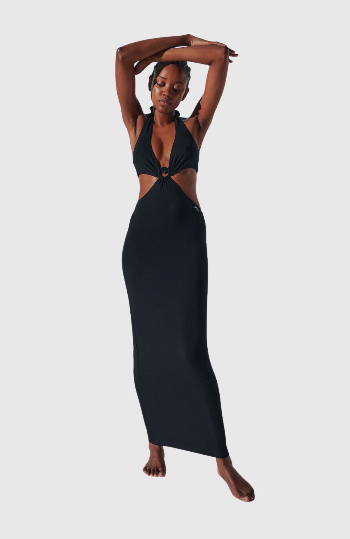 Karl Dna Cut Out Dress