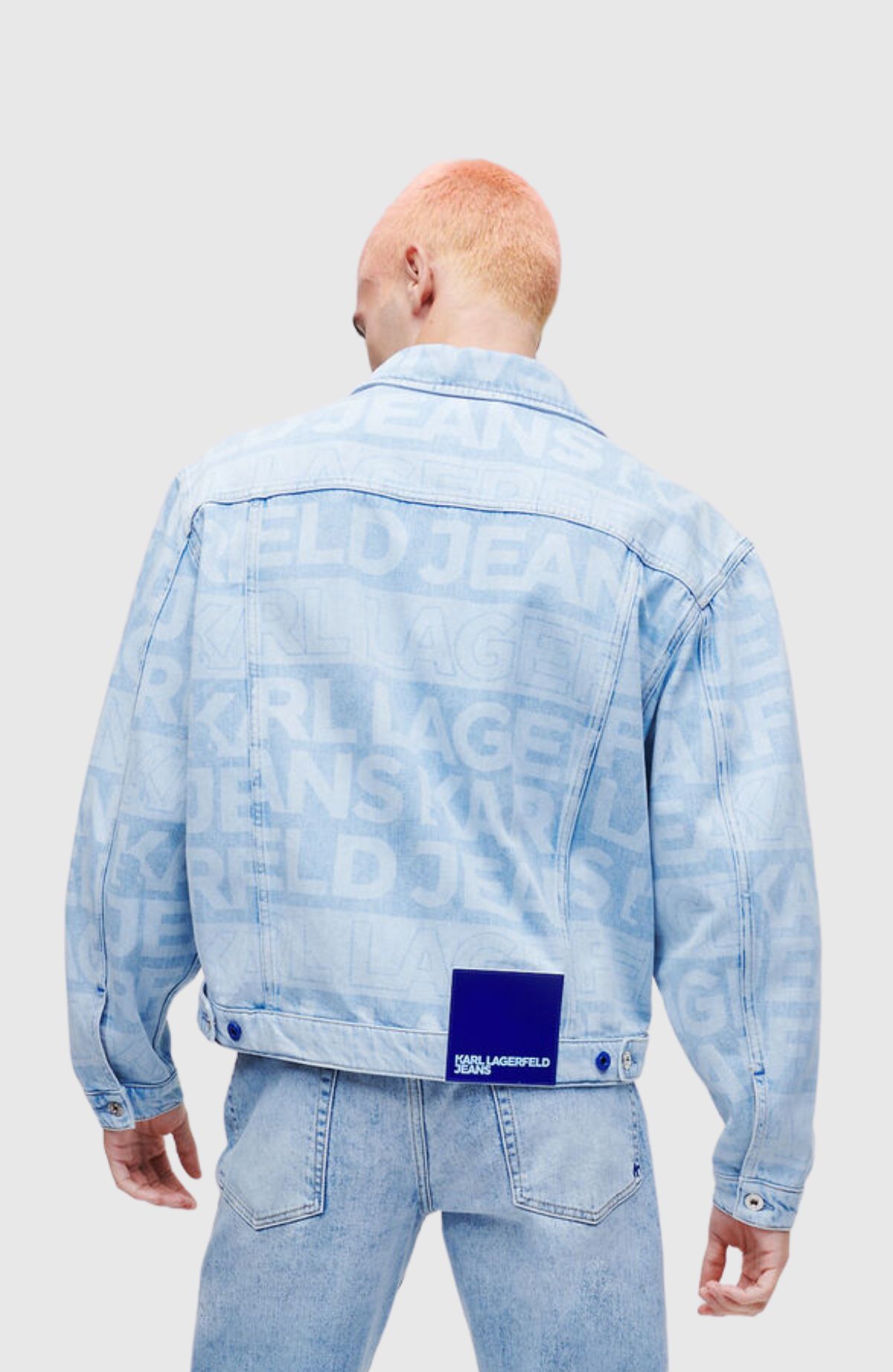 KLJ Logo Laser Denim Jacket