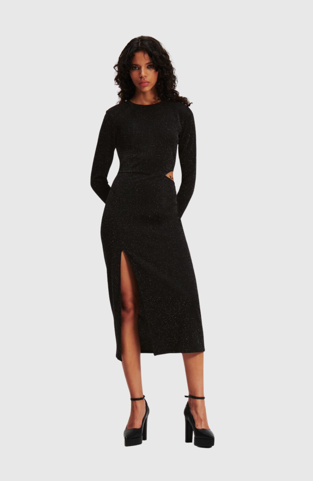 Lslv Lurex Jersey Dress