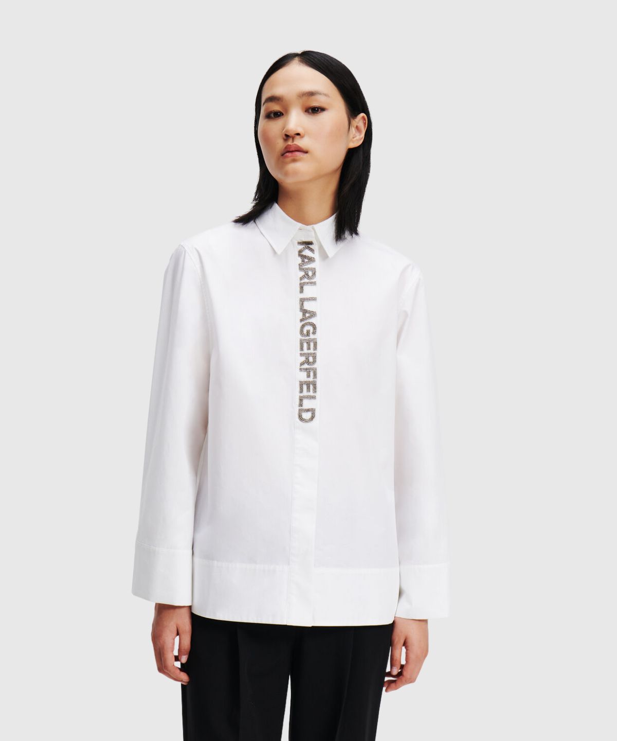 Embellished Placket Shirt