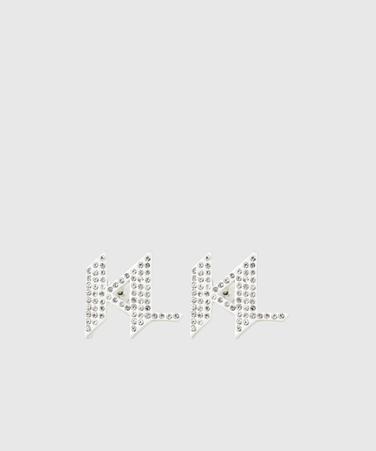 K/Monogram Chain Pave Studs