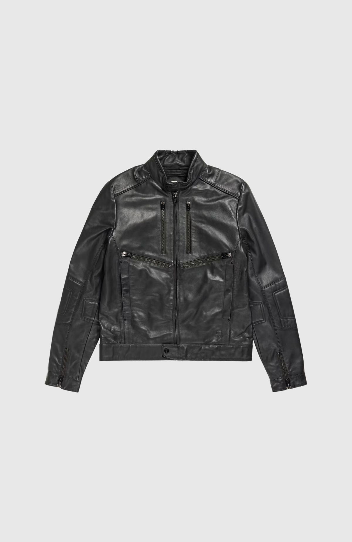 Biker leather jkt