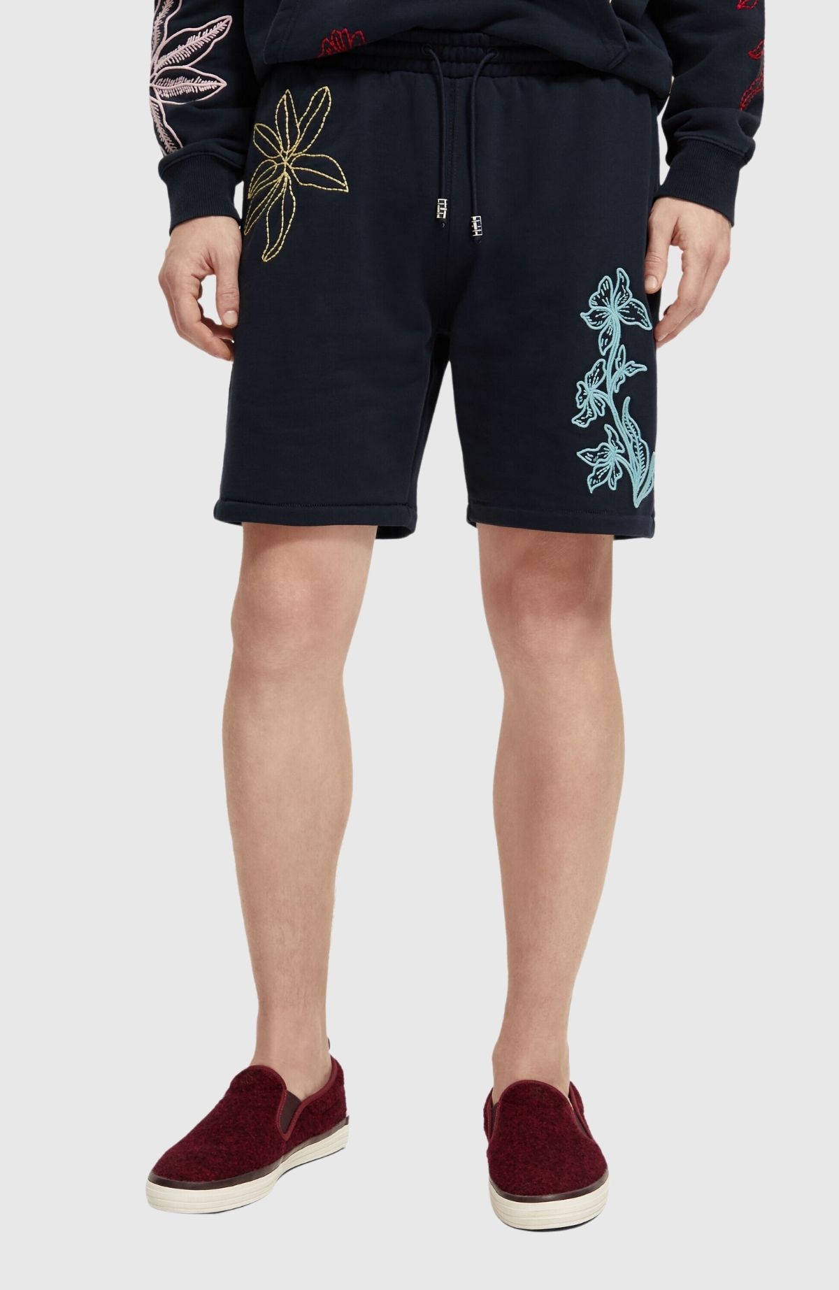 Placed Embroidery Sweatshorts