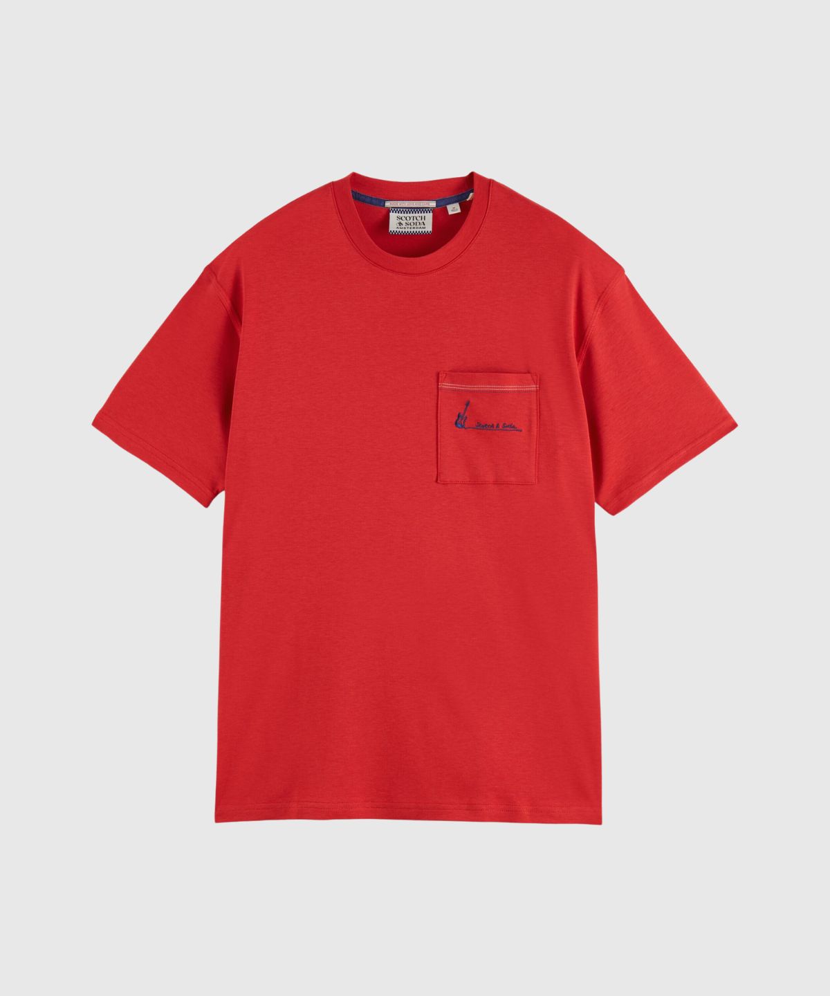 Relaxed Fit Lyocell Pocket T-Shirt