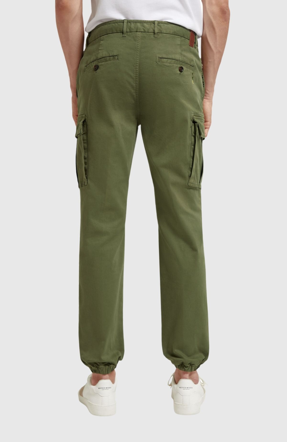 Stuart – Slim-Fit washed structured cargo pants