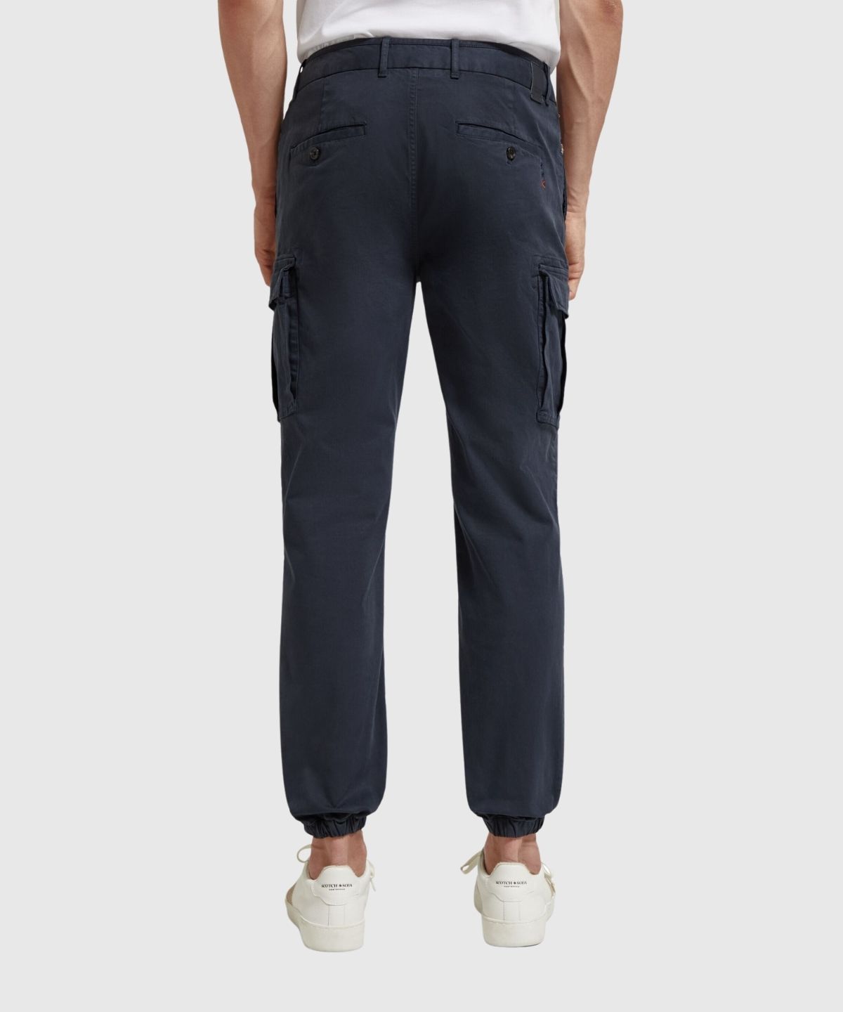 Stuart – Slim-Fit washed structured cargo pants