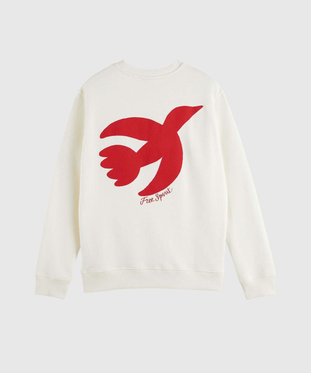 The free spirit peace bird Organic Cotton sweatshirt