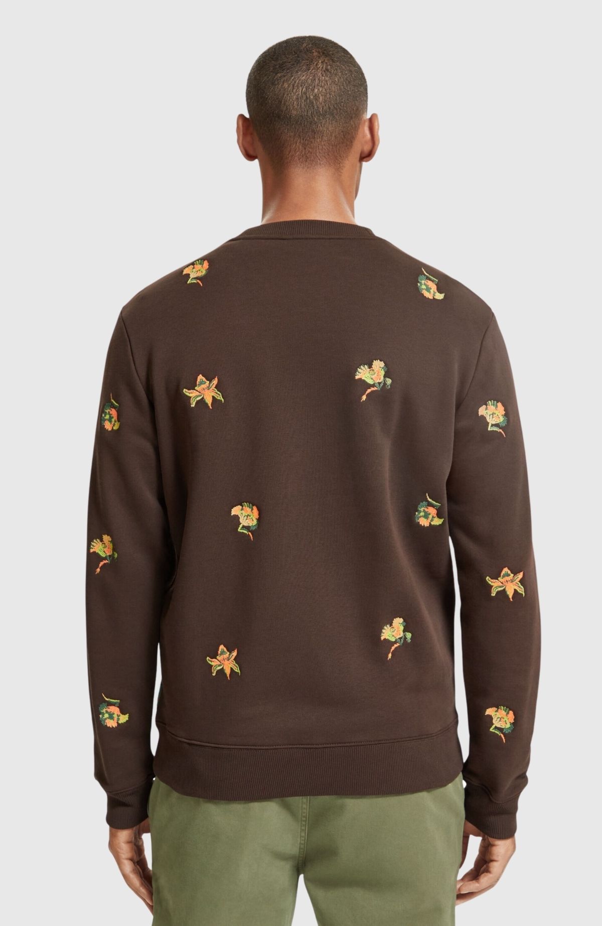 Regular – fit AOP Embroidery Sweatshirt