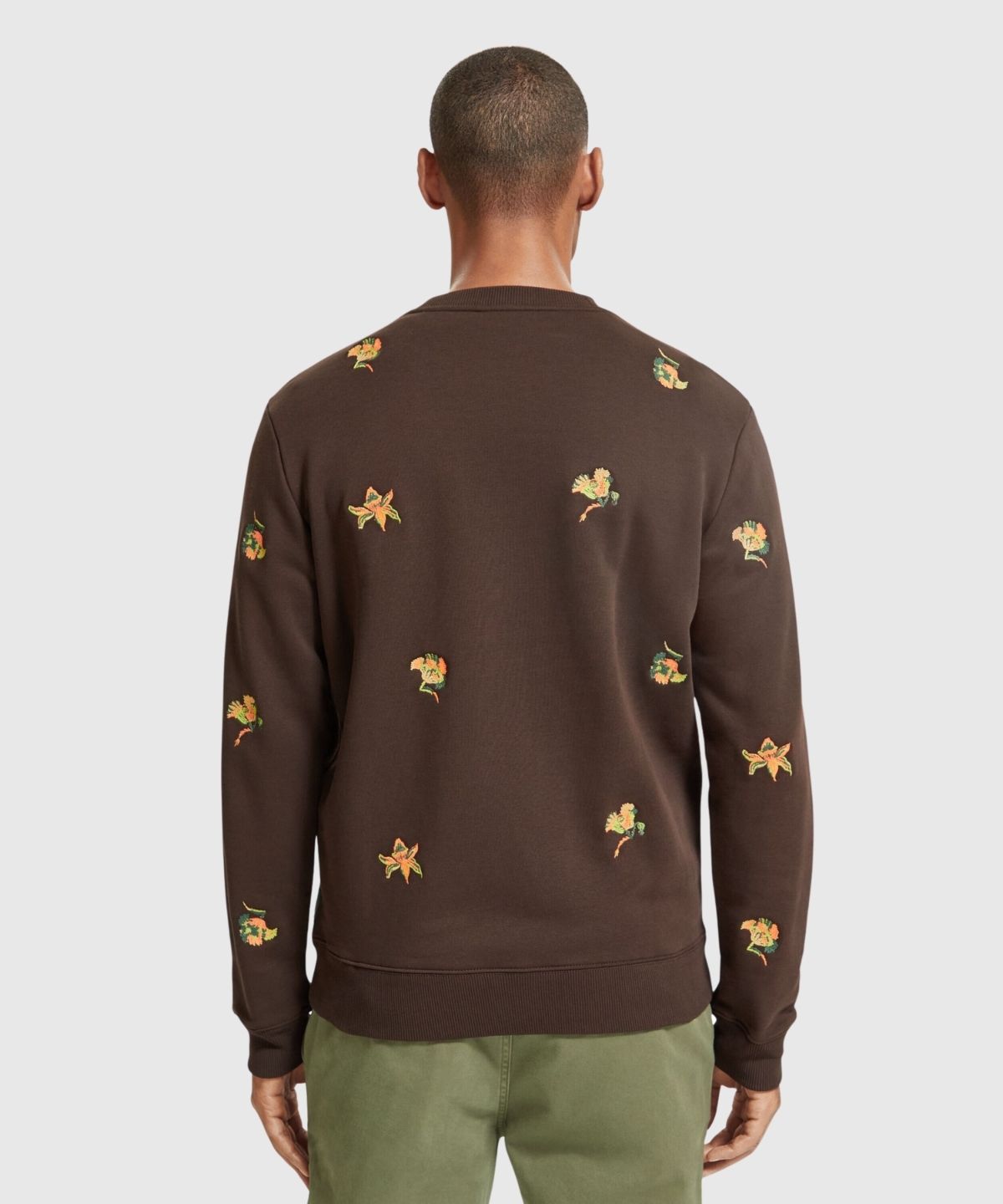 Regular – fit AOP Embroidery Sweatshirt