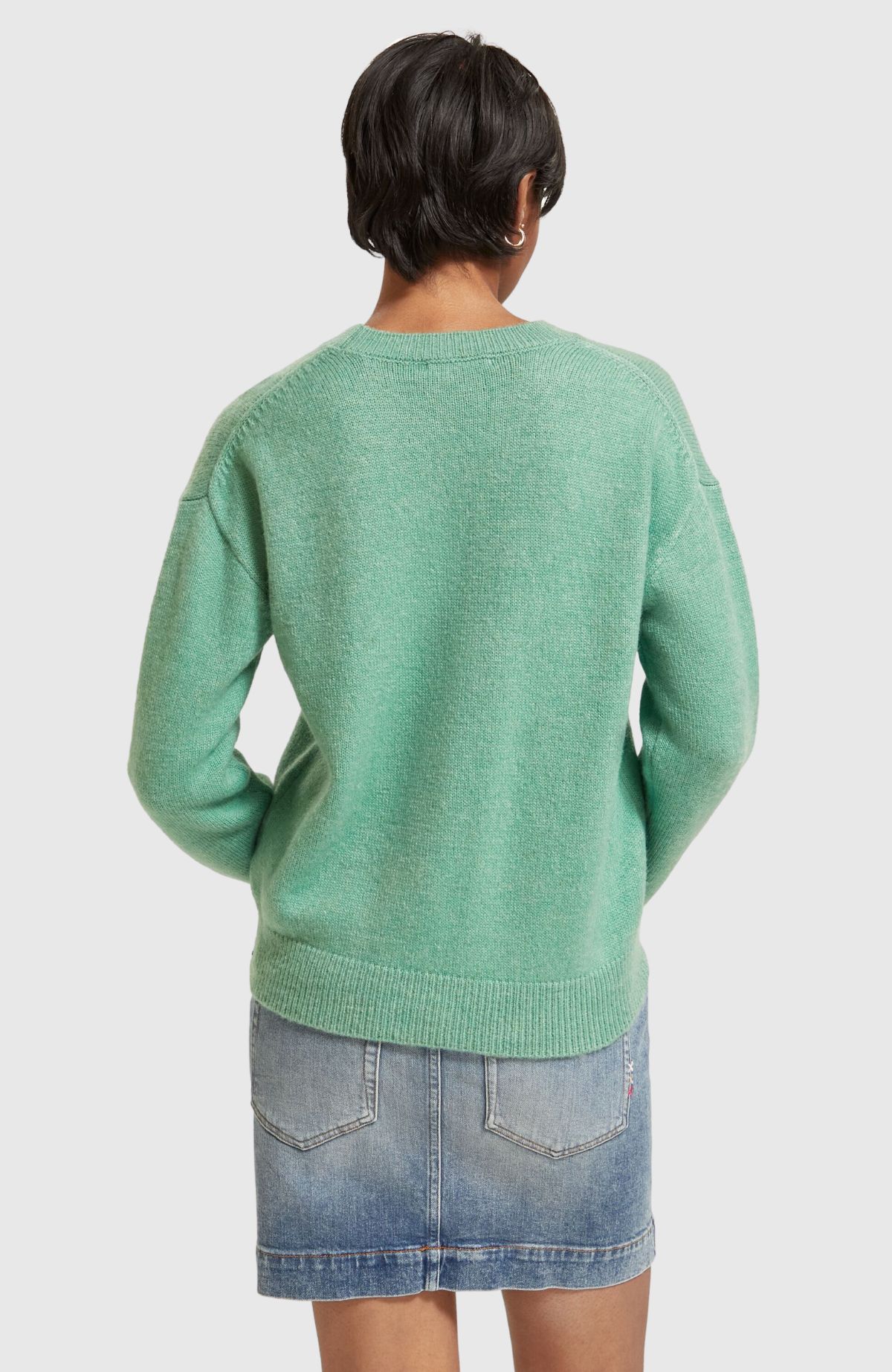 Intarsia Club Soda pullover