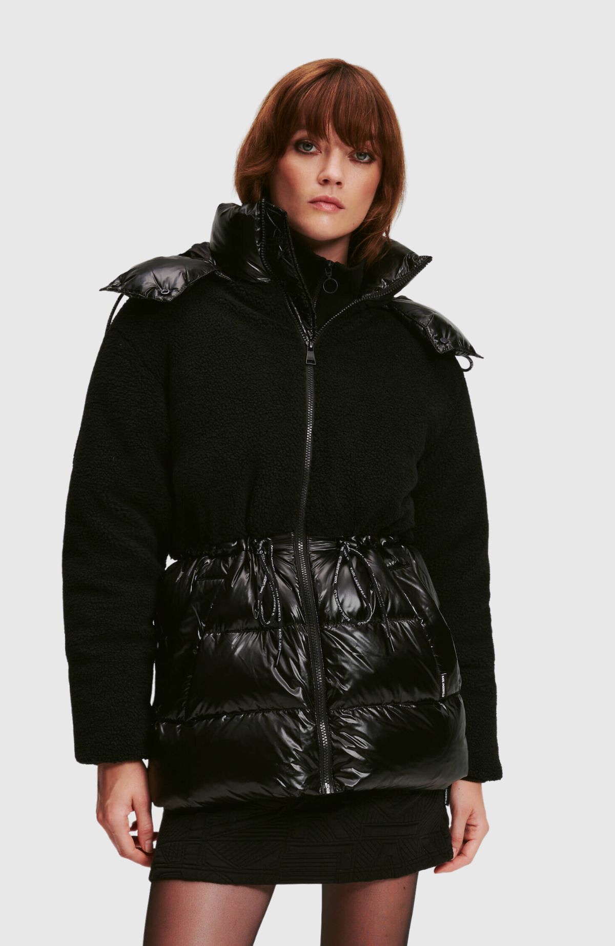 Shearling Mix Down Jacket