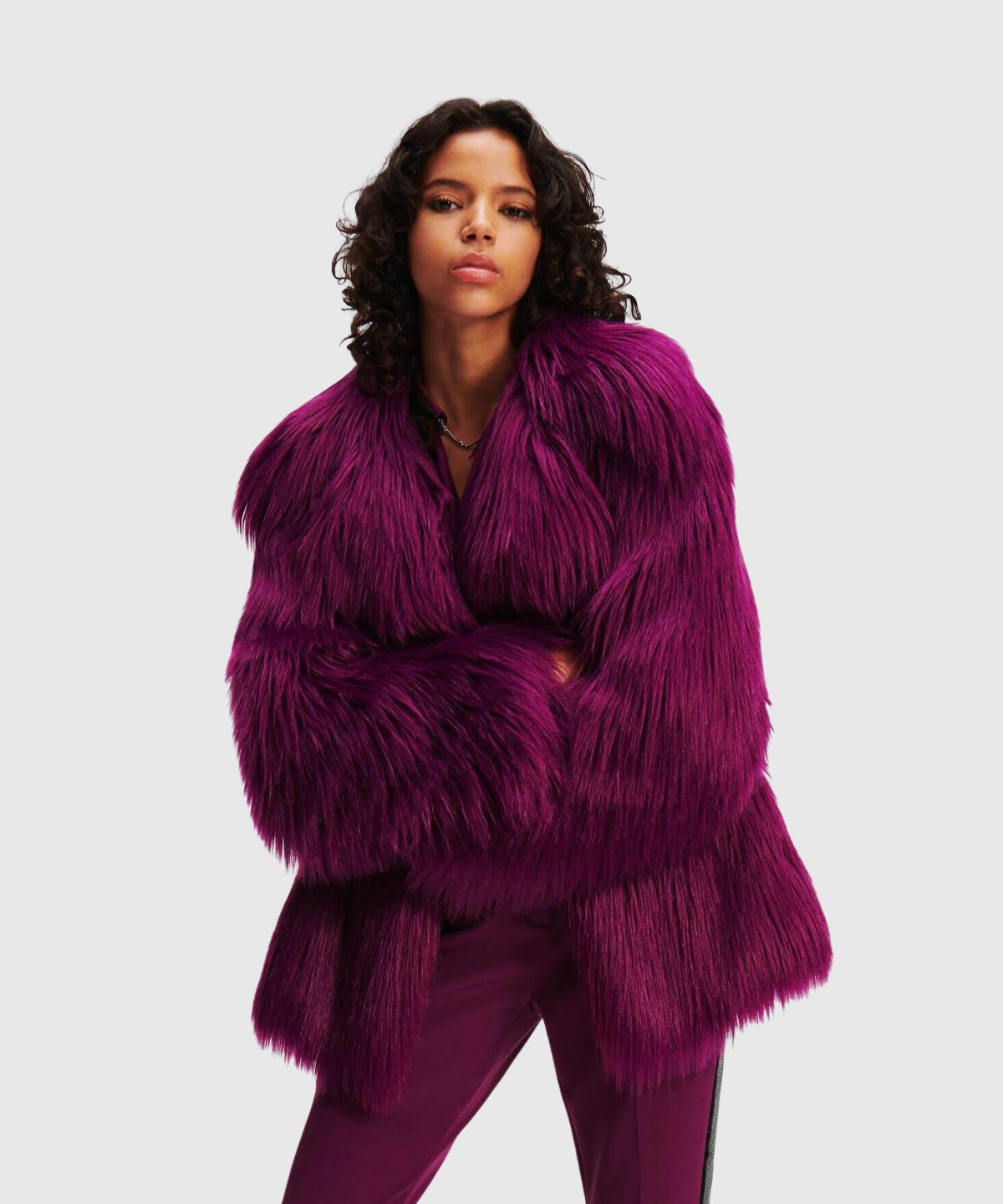 Hun's Pick Faux Fur Jacket - Maxx Group