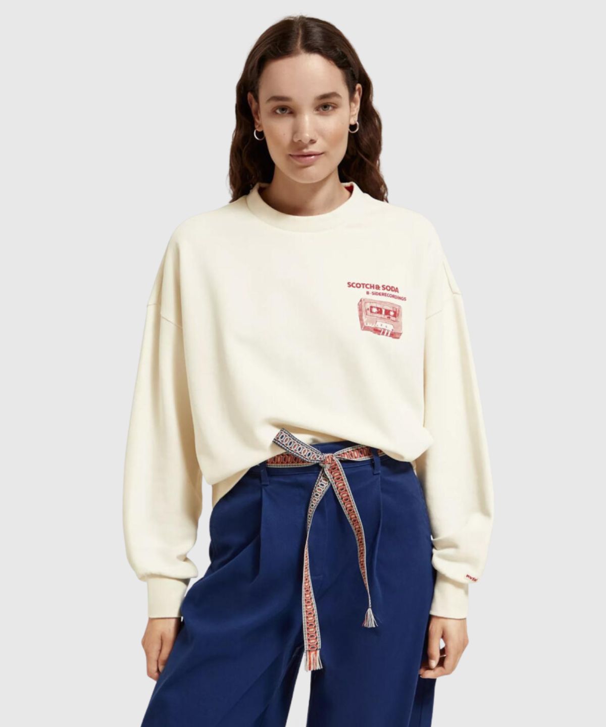 Cotton in conversion local store loose fit sweat