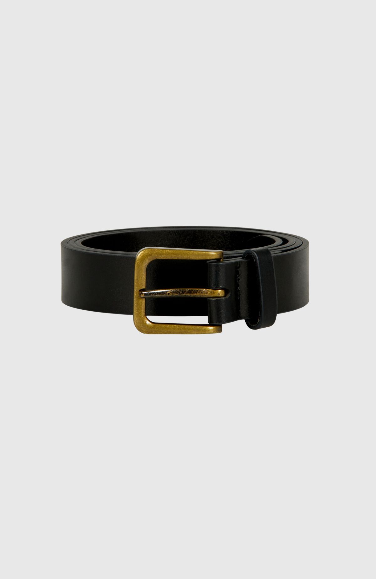 Essential recycled leather belt