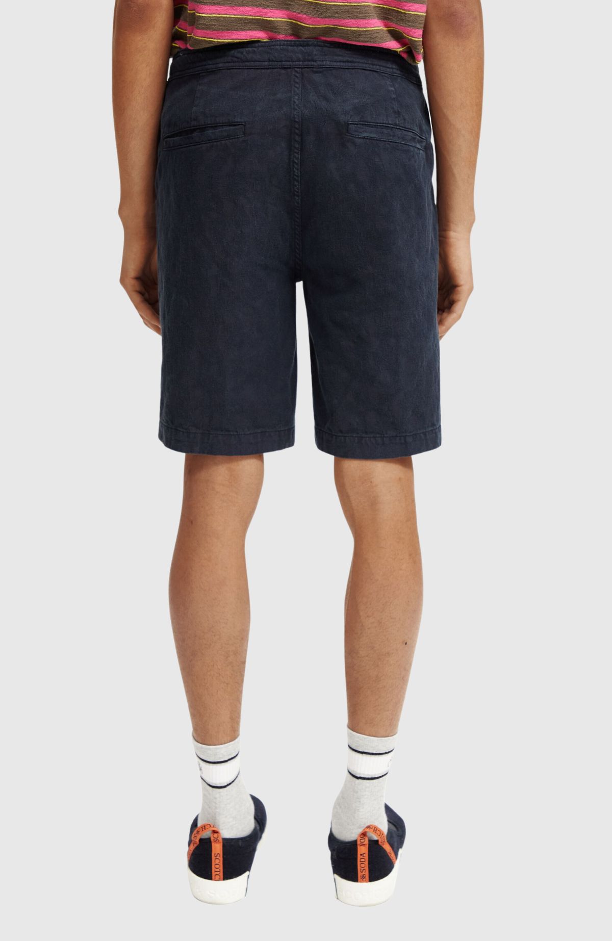 Fave – jacquard garment-dyed bermuda shorts