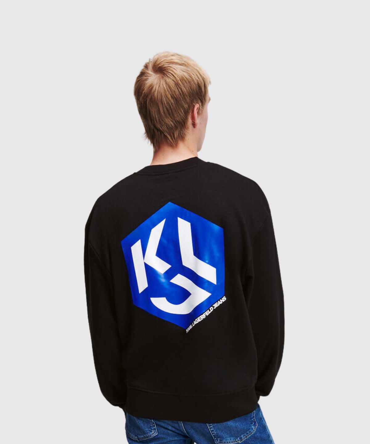 Men's KLJ MONOGRAM SWEATER by KARL LAGERFELD